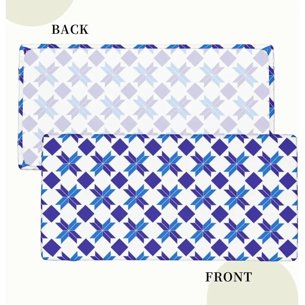 Tablecloth with Elastic Edge Geometric Pattern Rectangle Waterproof, Cover, 5 FT